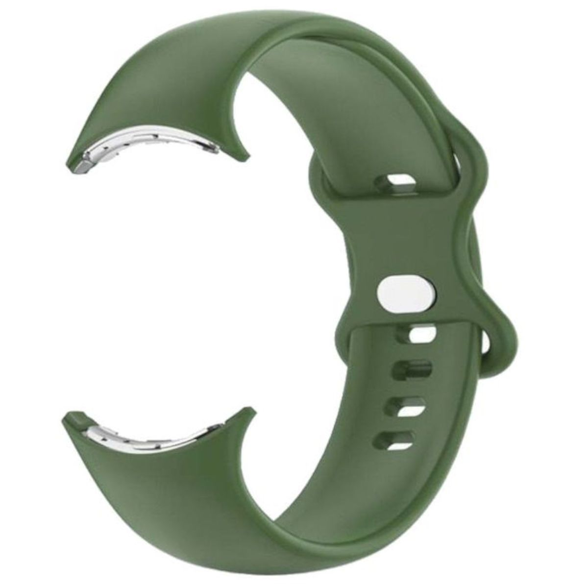 WIGENTO Kunststoff / Silikon Design 2, Größe Pixel Band Grün Ersatzarmband, + 1 Google, S, Watch Sport