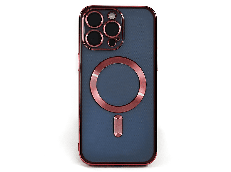 ARRIVLY Silikon Hülle MagSafe-kompatible, Backcover, Apple, iPhone 15 Pro, Rot