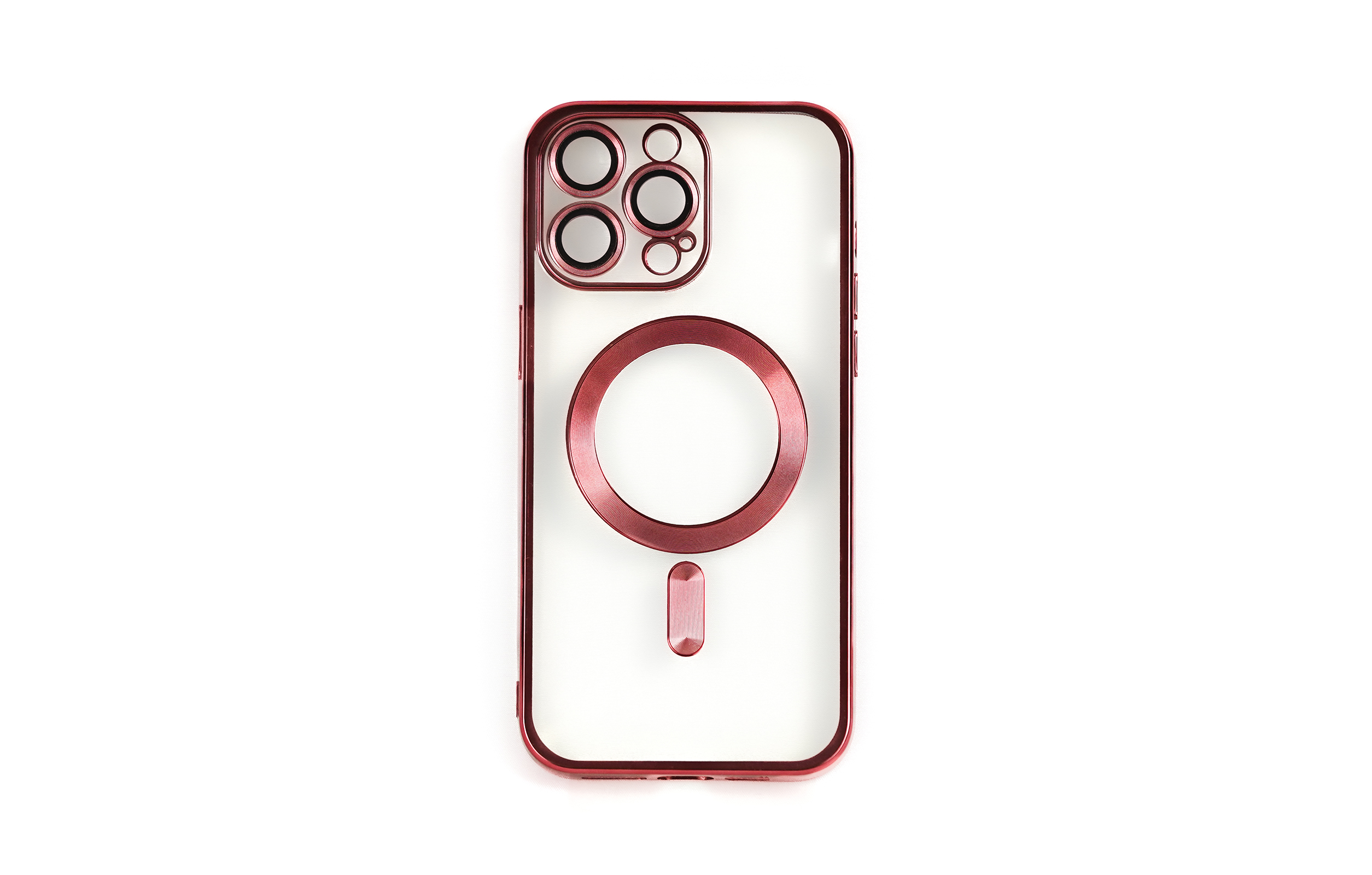 iPhone Hülle ARRIVLY Silikon Backcover, 15, Apple, Rot MagSafe-kompatible,