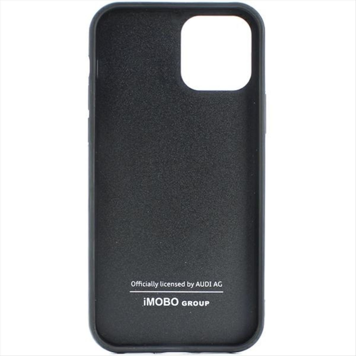 AUDI Carbon Hardcase Cover Design Apple, / Backcover, 12 iPhone Hülle, 12 Pro, Schwarz