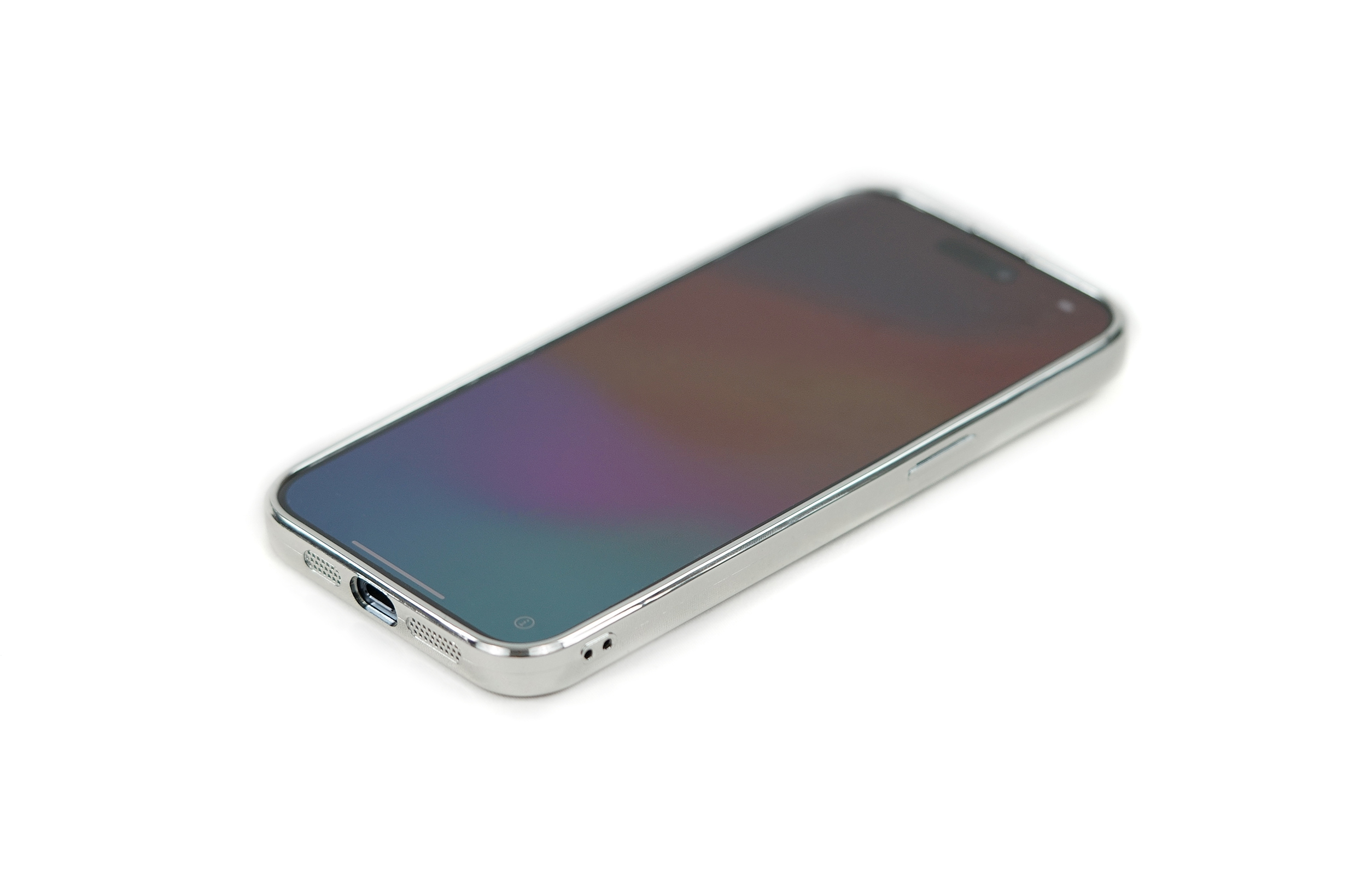 Apple, Backcover, Silikon 15, iPhone Hülle MagSafe-kompatible, Silber ARRIVLY