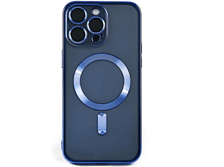ARRIVLY Silikon Hülle MagSafe-kompatible, Backcover, Apple, iPhone 15 Pro Max, Blau