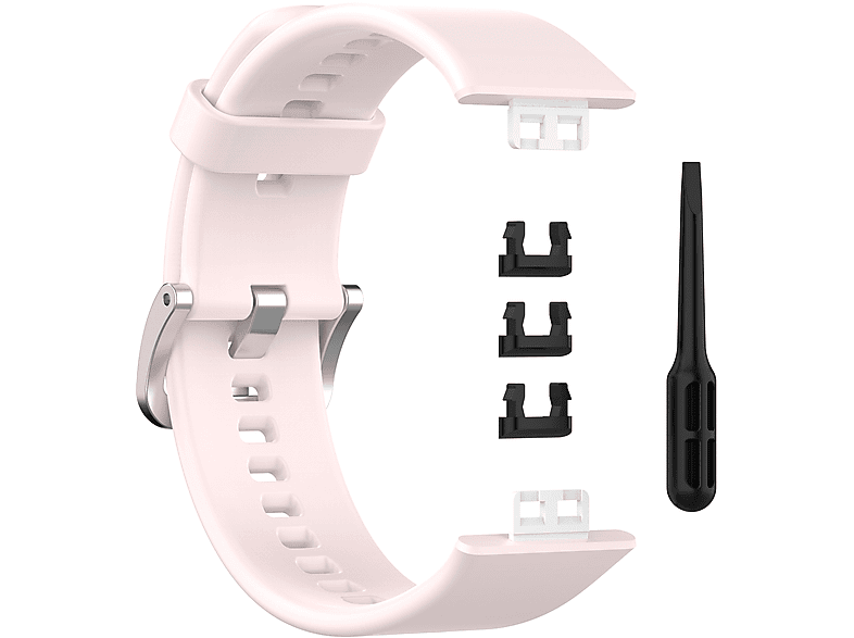 INF Armband für Huawei Watch Fit (TIA-B09/TIA-B19), Ersatzarmband, Huawei, Watch Fit (TIA-B09/TIA-B19), Rosa | Smartwatch Armbänder