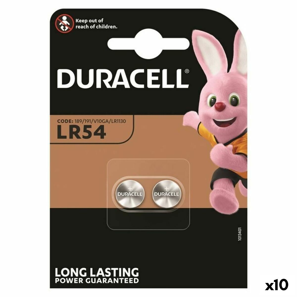 DURACELL LR1130 LR-Type Alkaline-Knopfzelle LR54