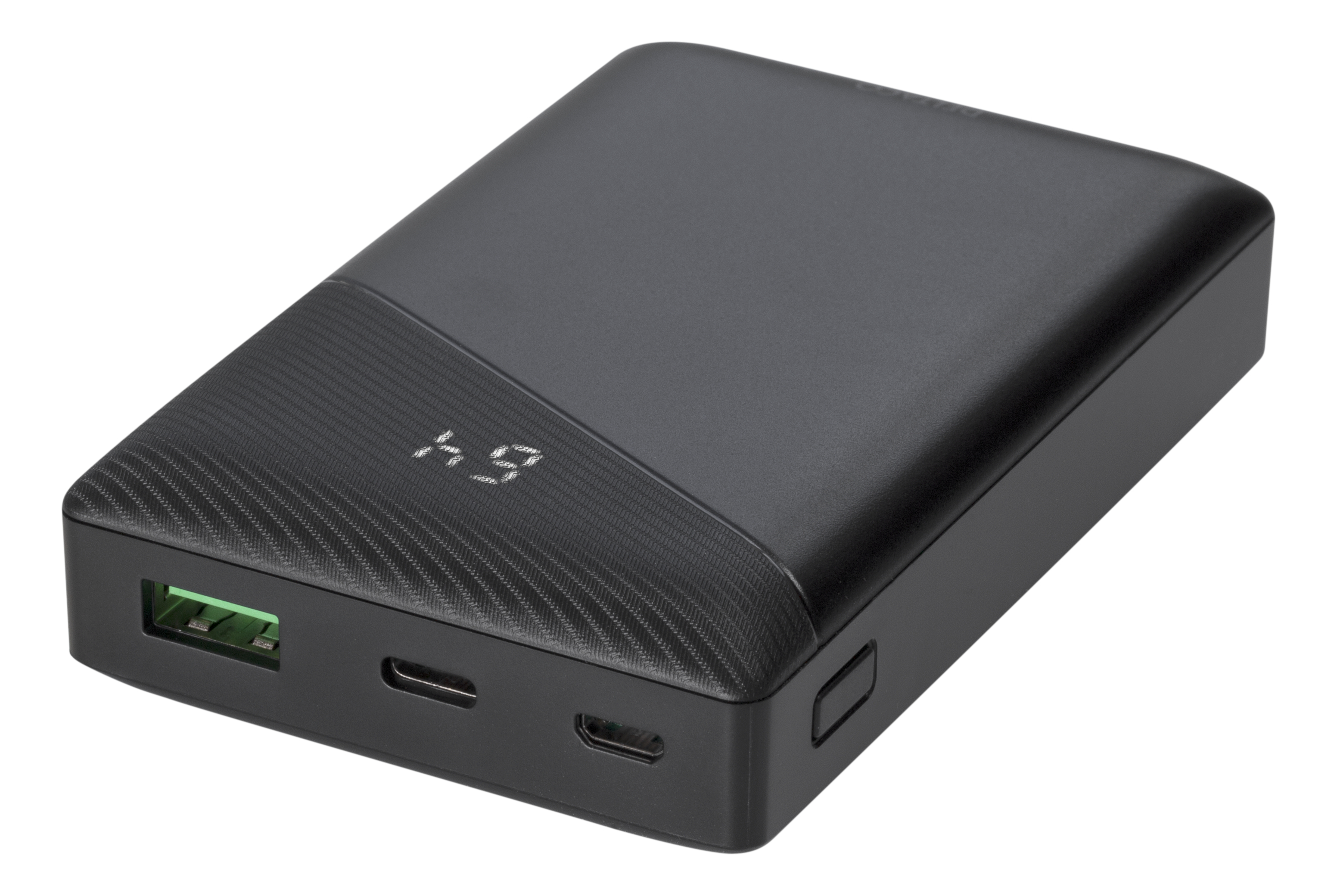 Schwarz 10.000 PB-C1000 mAh DELTACO Powerbank