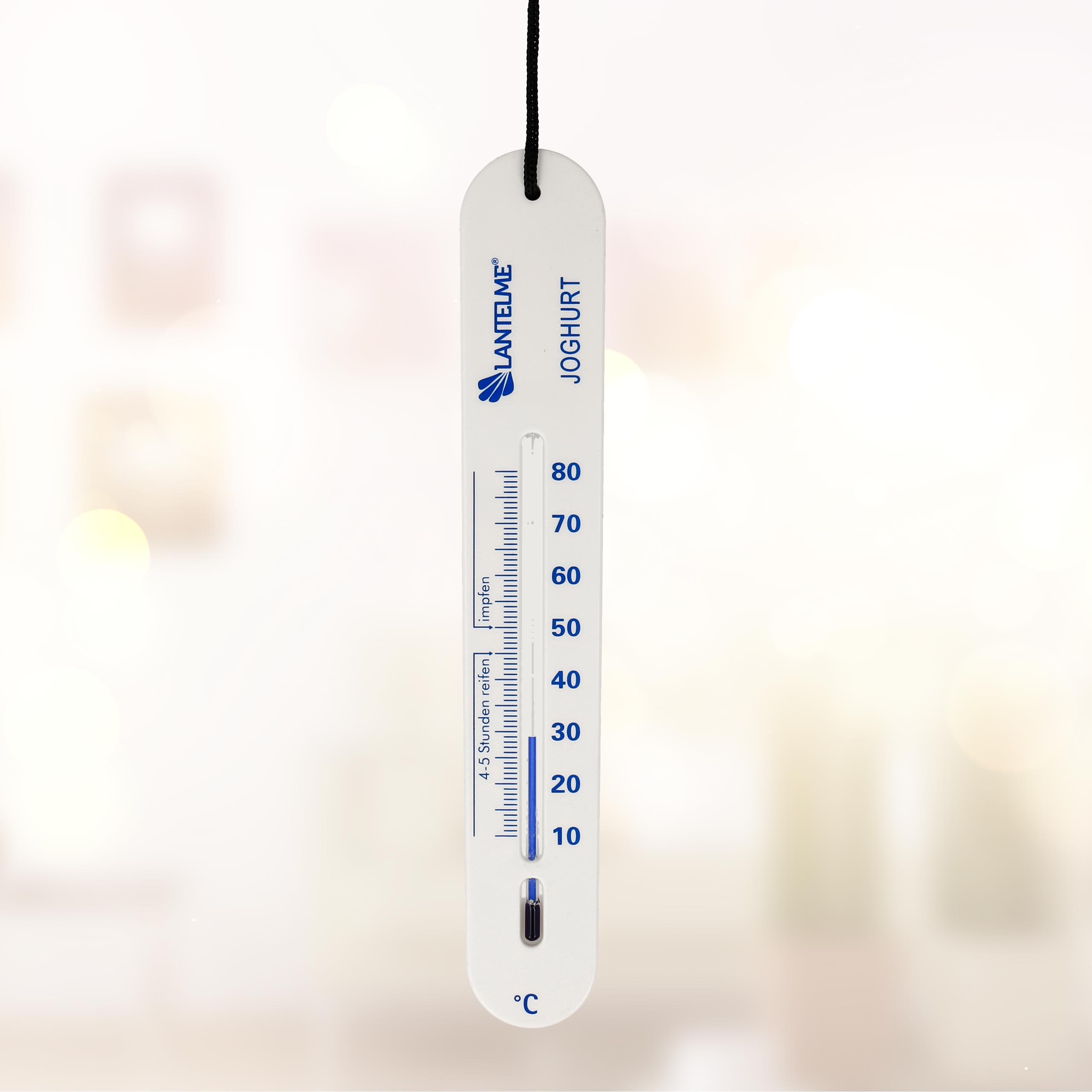 Herstellung LANTELME Joghurt Küchenhelfer-Set Thermometer