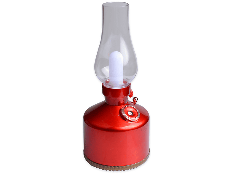 LACAMAX Mini-Handluftbefeuchter, Ultraschall-Luftreinigung, Farblicht, 2 Geschwindigkeiten, Vernebelung Luftbefeuchter Rot (1,5 Watt, Raumgröße: 10 m²)