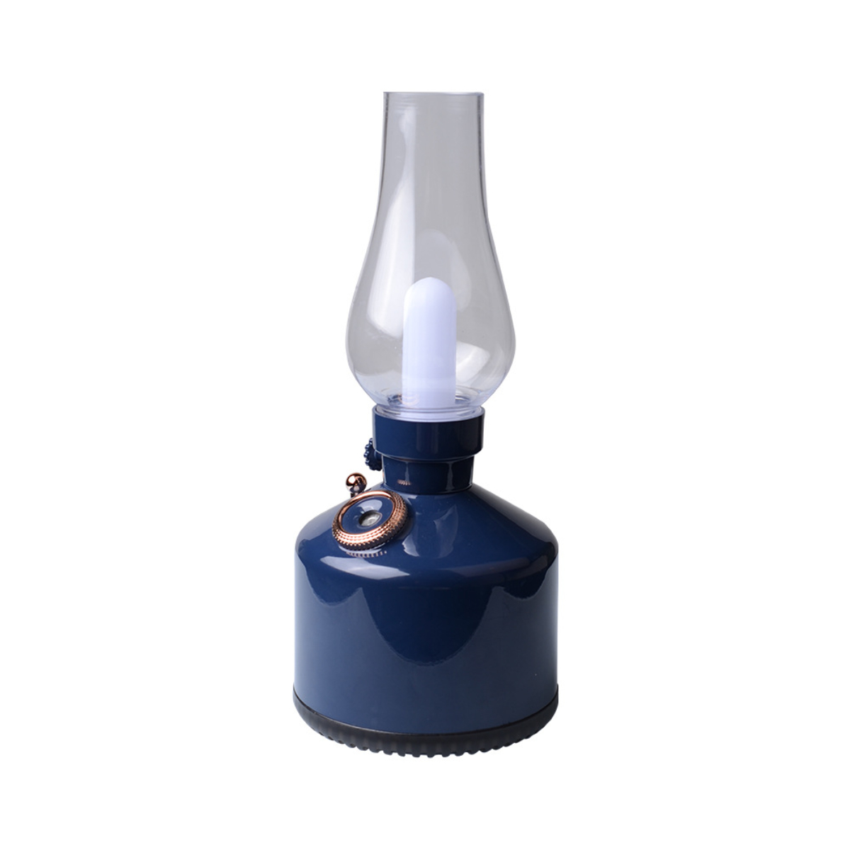 BYTELIKE Mini-Handluftbefeuchter - dimmbares, stufenlos 10 Raumgröße: (1,5 Umgebungslicht farbiges Watt, Blau m²) Luftbefeuchter