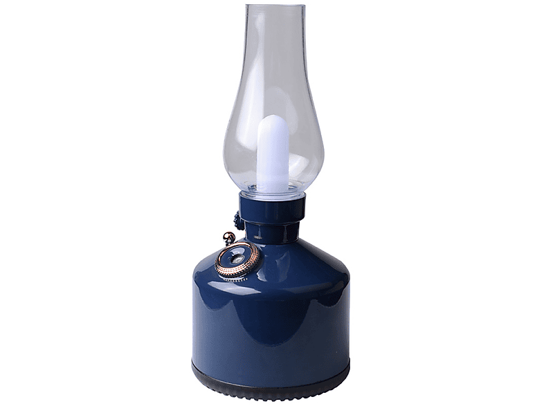 BYTELIKE Mini-Handluftbefeuchter - dimmbares, stufenlos 10 Raumgröße: (1,5 Umgebungslicht farbiges Watt, Blau m²) Luftbefeuchter