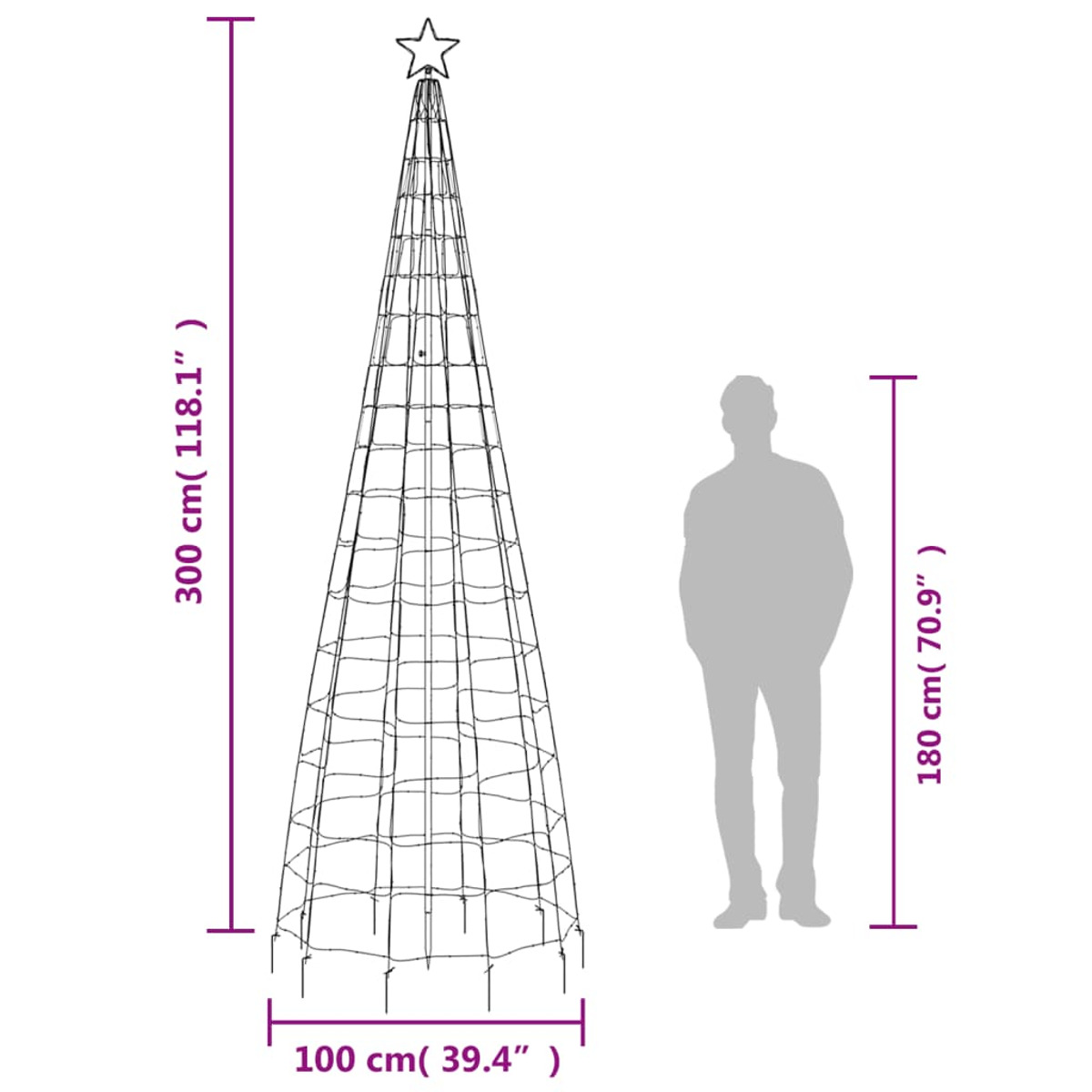 VIDAXL 358104 Weihnachtsbaum