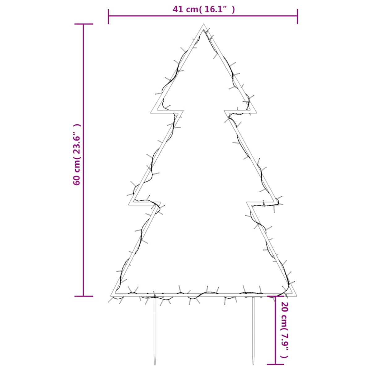 VIDAXL 357719 Weihnachtsbaum