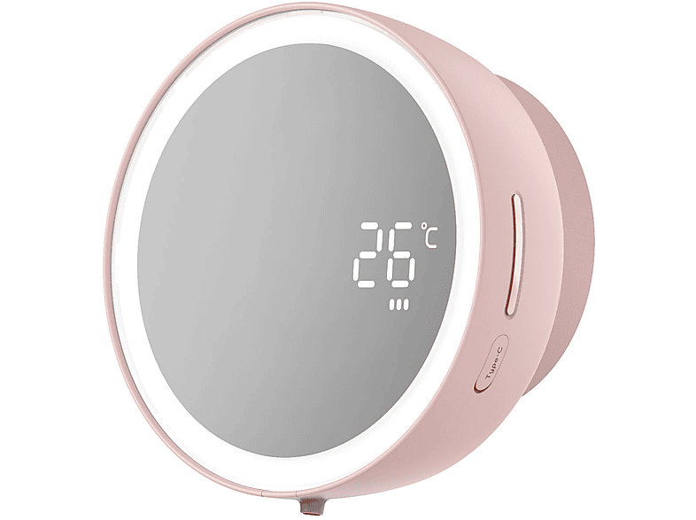 Seifenspender rosa Wandmontierter Schaumseifenspender LED-Fülllicht, Sensor, langlebig, 285ml: automatischer Automatischer UWOT