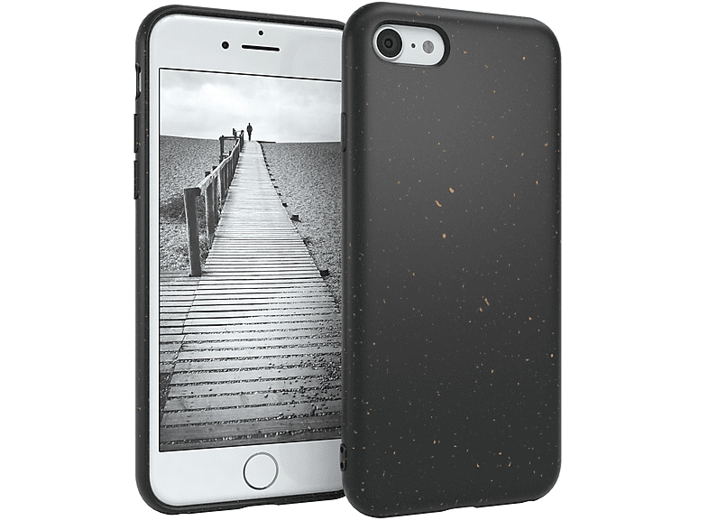 [Das Beste der Branche] EAZY CASE iPhone 7 iPhone / Schwarz 2020, 2022 SE SE Apple, / Bumper, 8, Biocase