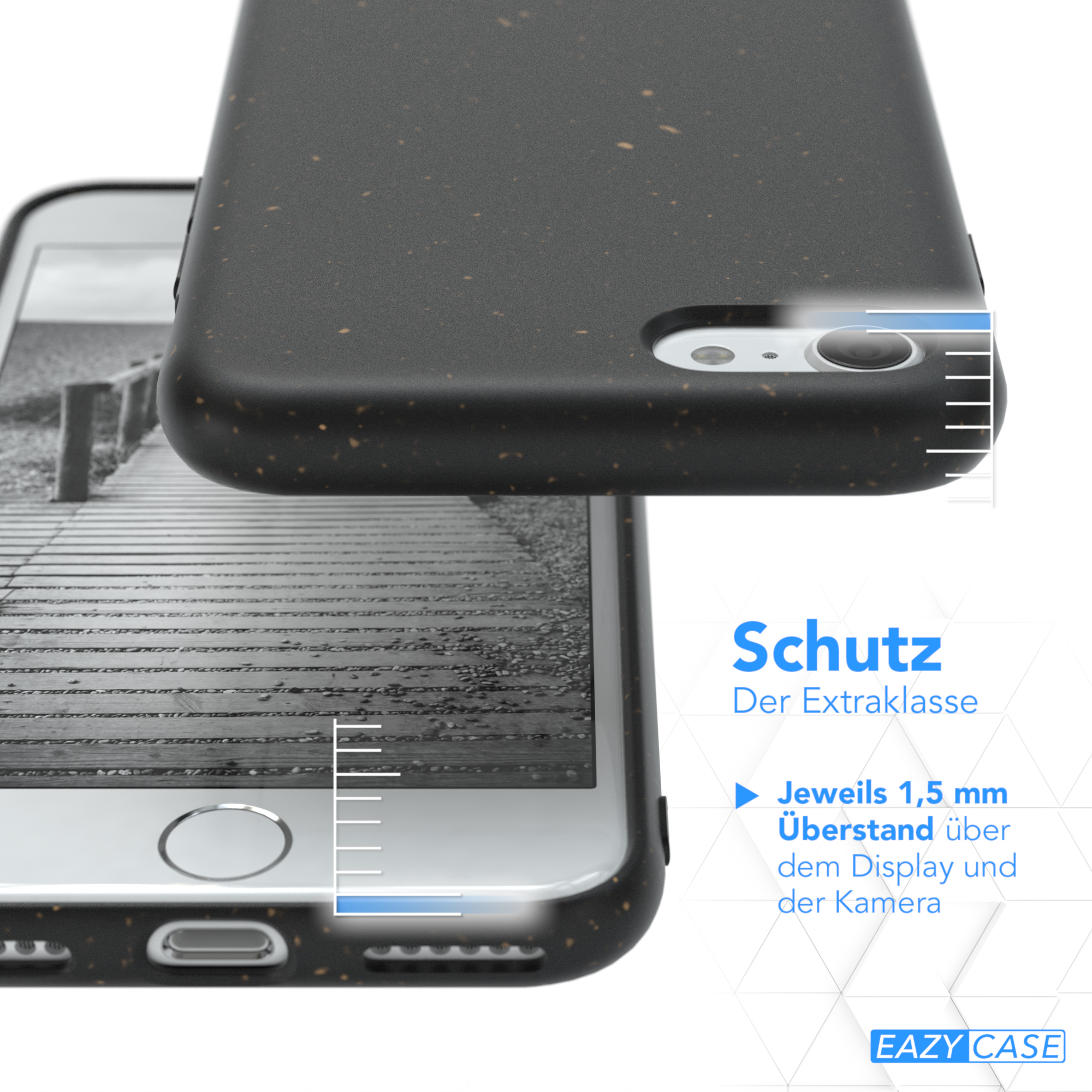 7 EAZY iPhone Bumper, SE SE / 2022 Schwarz 8, iPhone / Biocase, 2020, Apple, CASE