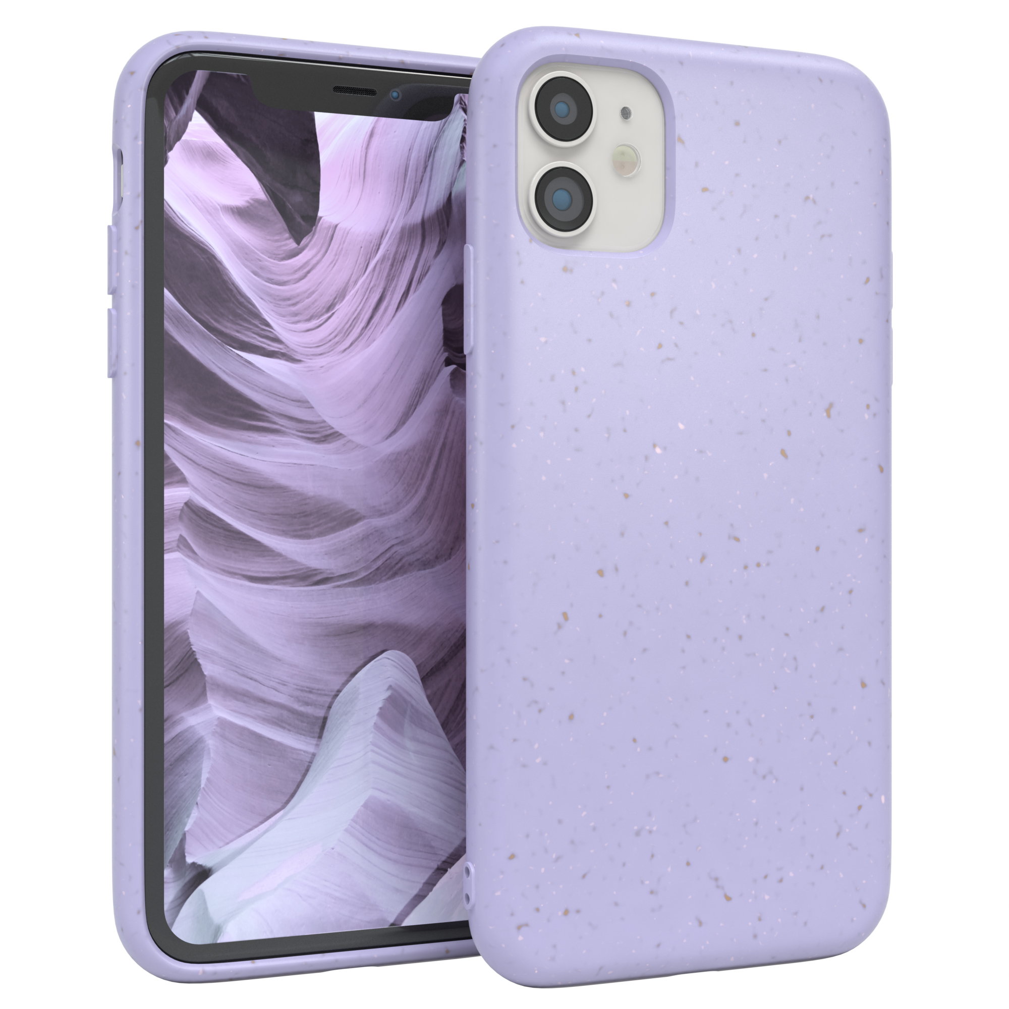 EAZY CASE Violett 11, iPhone Apple, / Lila Biocase, Bumper
