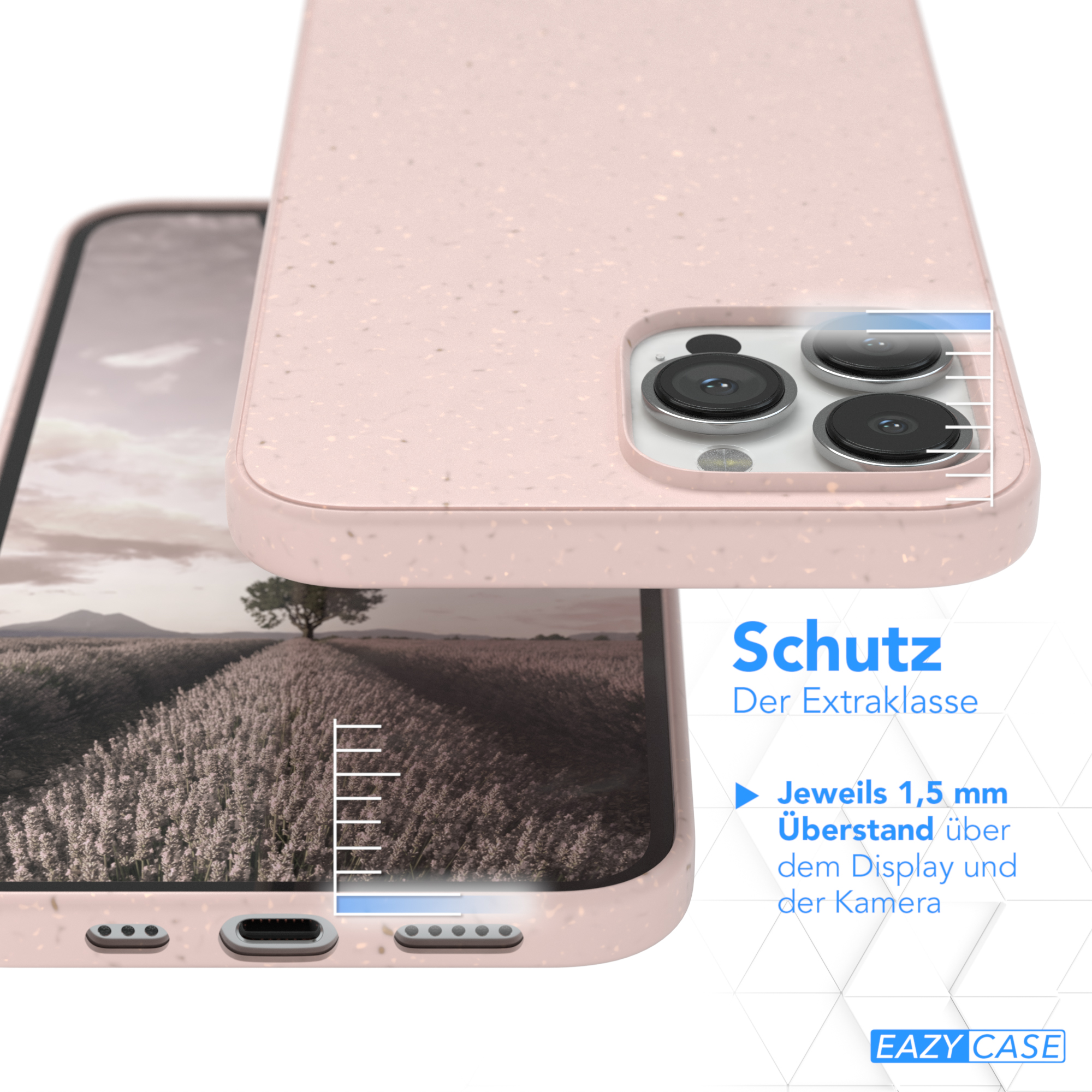Bumper, Biocase, iPhone 13 CASE Max, EAZY Apple, Pink Pro