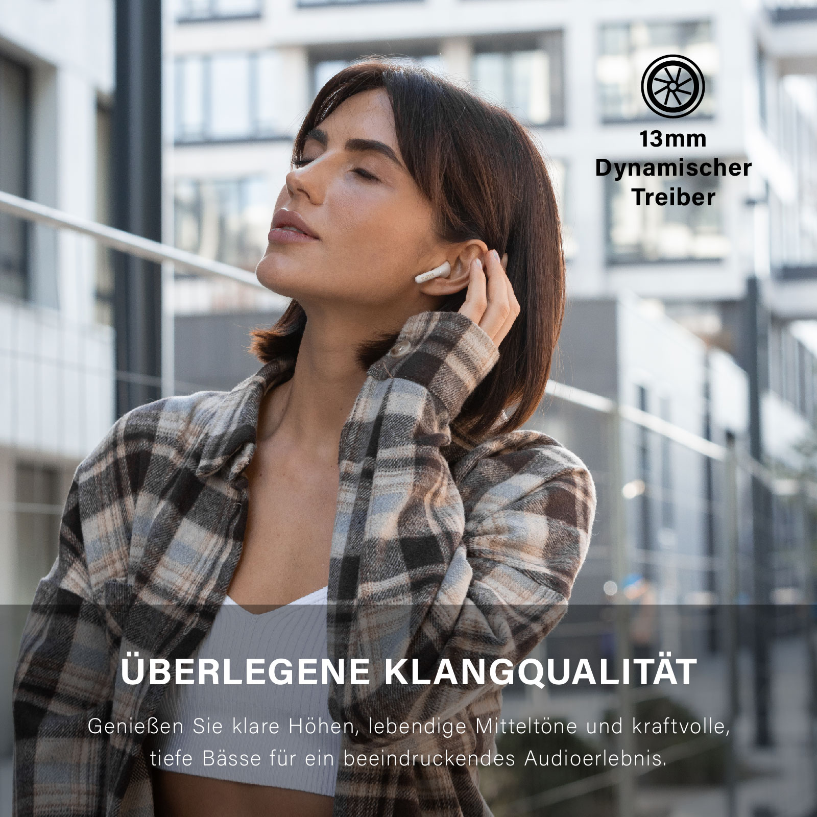 Bluetooth-Kopfhörer Bluetooth X2s, Rosa EDIFIER In-ear