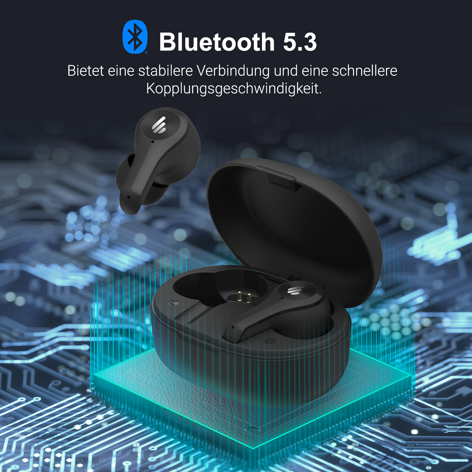 EDIFIER Schwarz In-ear Bluetooth Lite, X5 Bluetooth-Kopfhörer