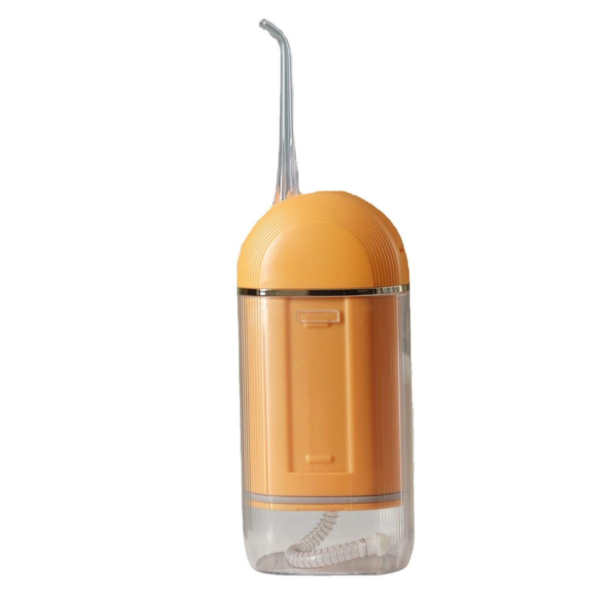 Munddusche einfach Hochfrequenz-Pulswasserfluss,orange Zahnspüler: Elektrischer UWOT verstaubar, wasserdicht, und Orange