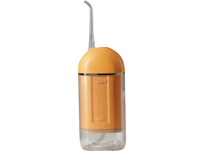 Munddusche einfach Hochfrequenz-Pulswasserfluss,orange Zahnspüler: Elektrischer UWOT verstaubar, wasserdicht, und Orange