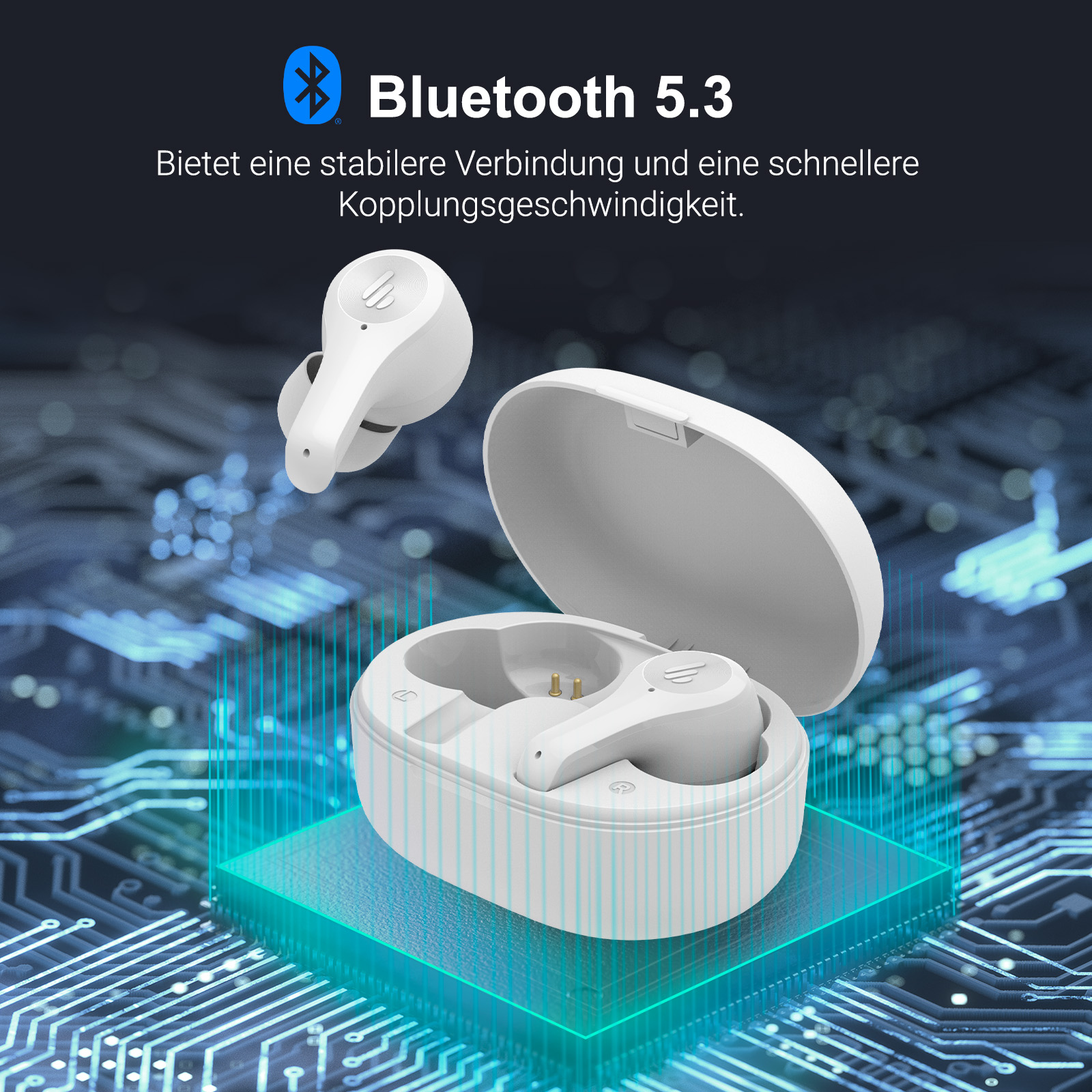 EDIFIER X5 Lite, In-ear Bluetooth-Kopfhörer Weiß Bluetooth