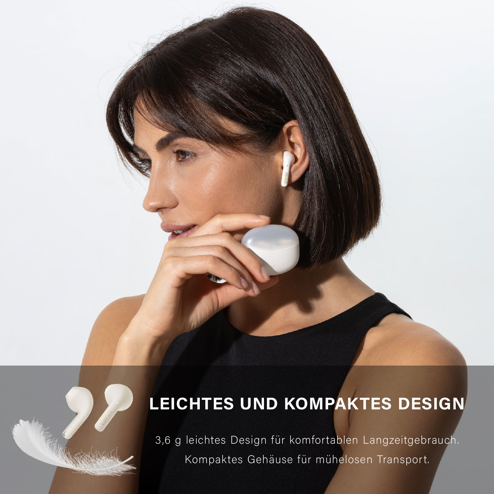 Elfenbein EDIFIER X2s, Bluetooth In-ear Bluetooth-Kopfhörer