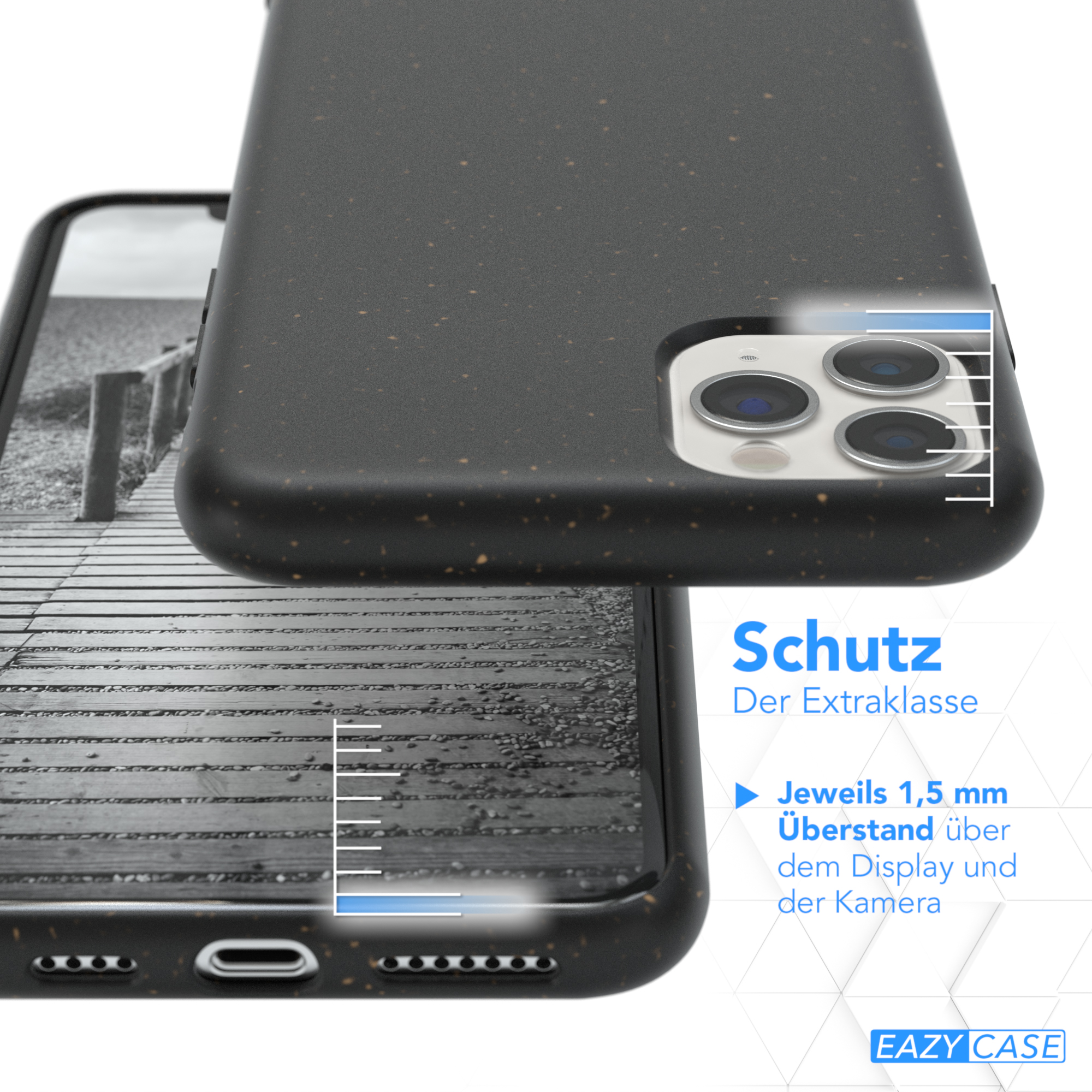 iPhone Schwarz Apple, Pro 11 Max, Bumper, CASE Biocase, EAZY