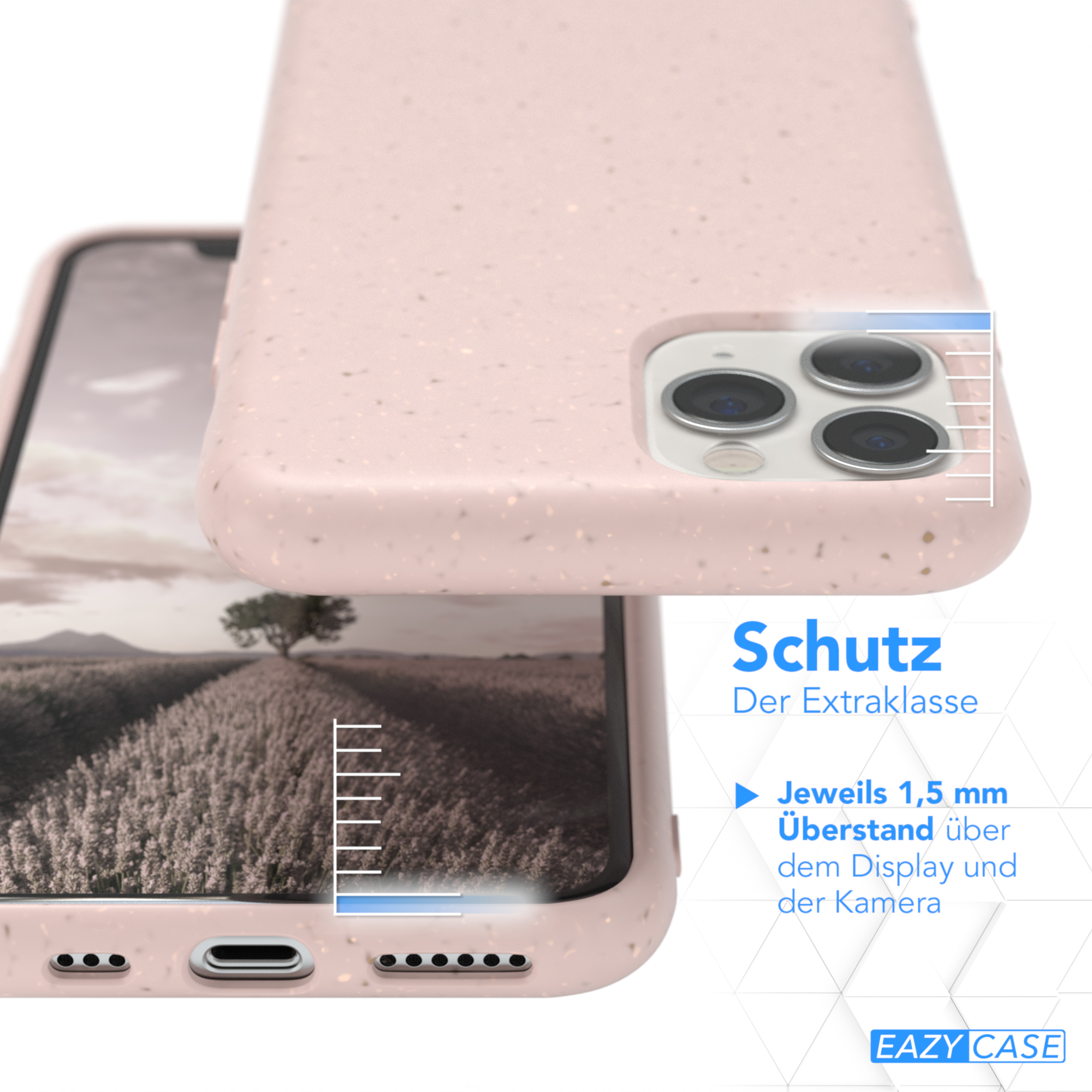 EAZY CASE Biocase, Pro, iPhone 11 Bumper, Apple, Pink