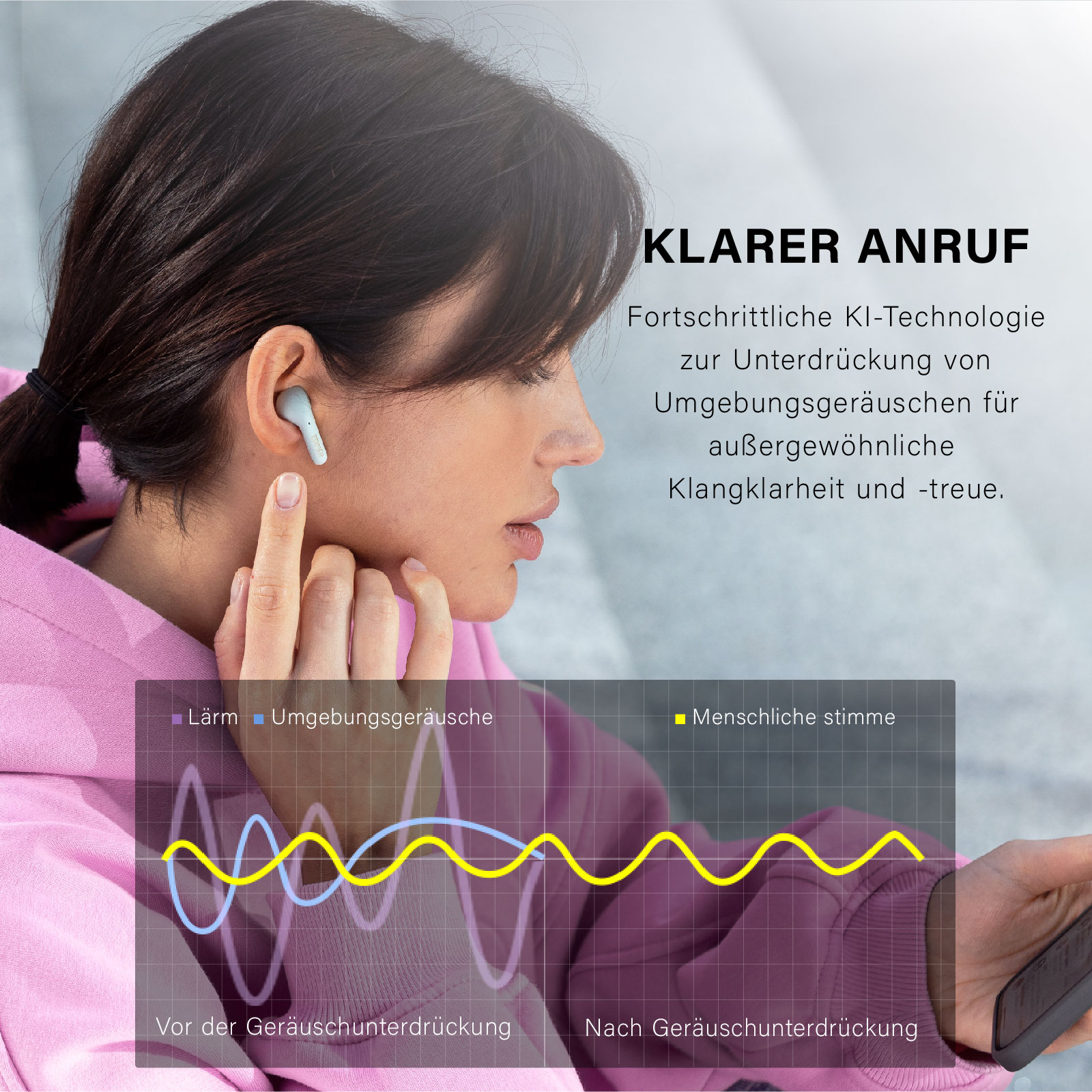 Grün Bluetooth EDIFIER X2s, In-ear Bluetooth-Kopfhörer