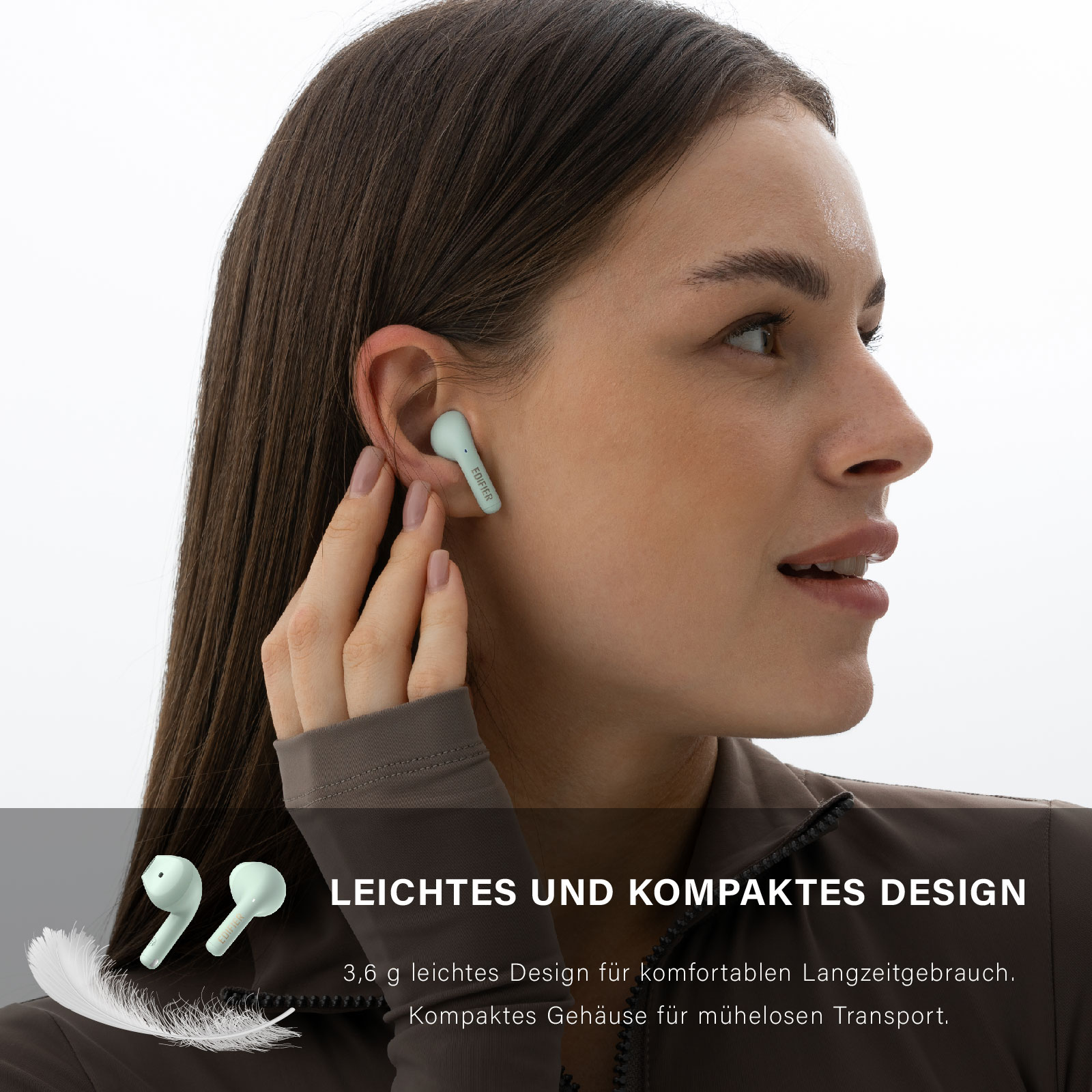 Bluetooth Bluetooth-Kopfhörer In-ear X2s, Grün EDIFIER