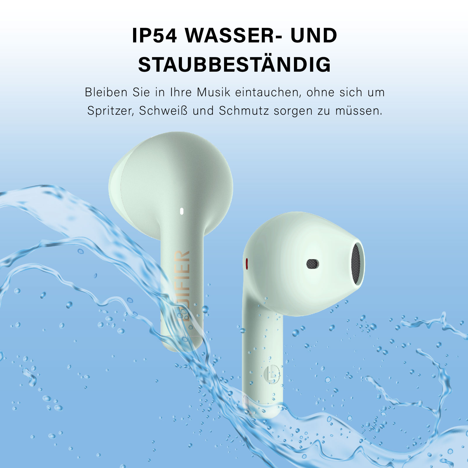 EDIFIER X2s, In-ear Bluetooth-Kopfhörer Bluetooth Grün