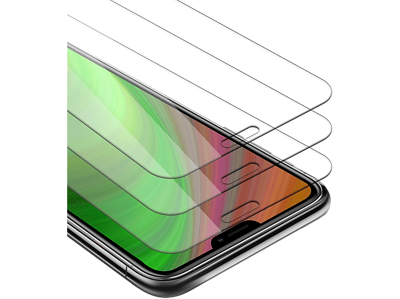 Tempered 3er Glass Display Glas Apple Schutz 11) Folie(für CADORABO Pack Display Schutz iPhone
