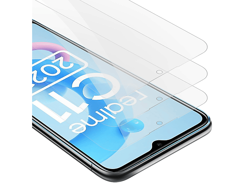 CADORABO 3x Schutzglas Tempered Glas Displayschutzfolie(für Realme C11 2021)