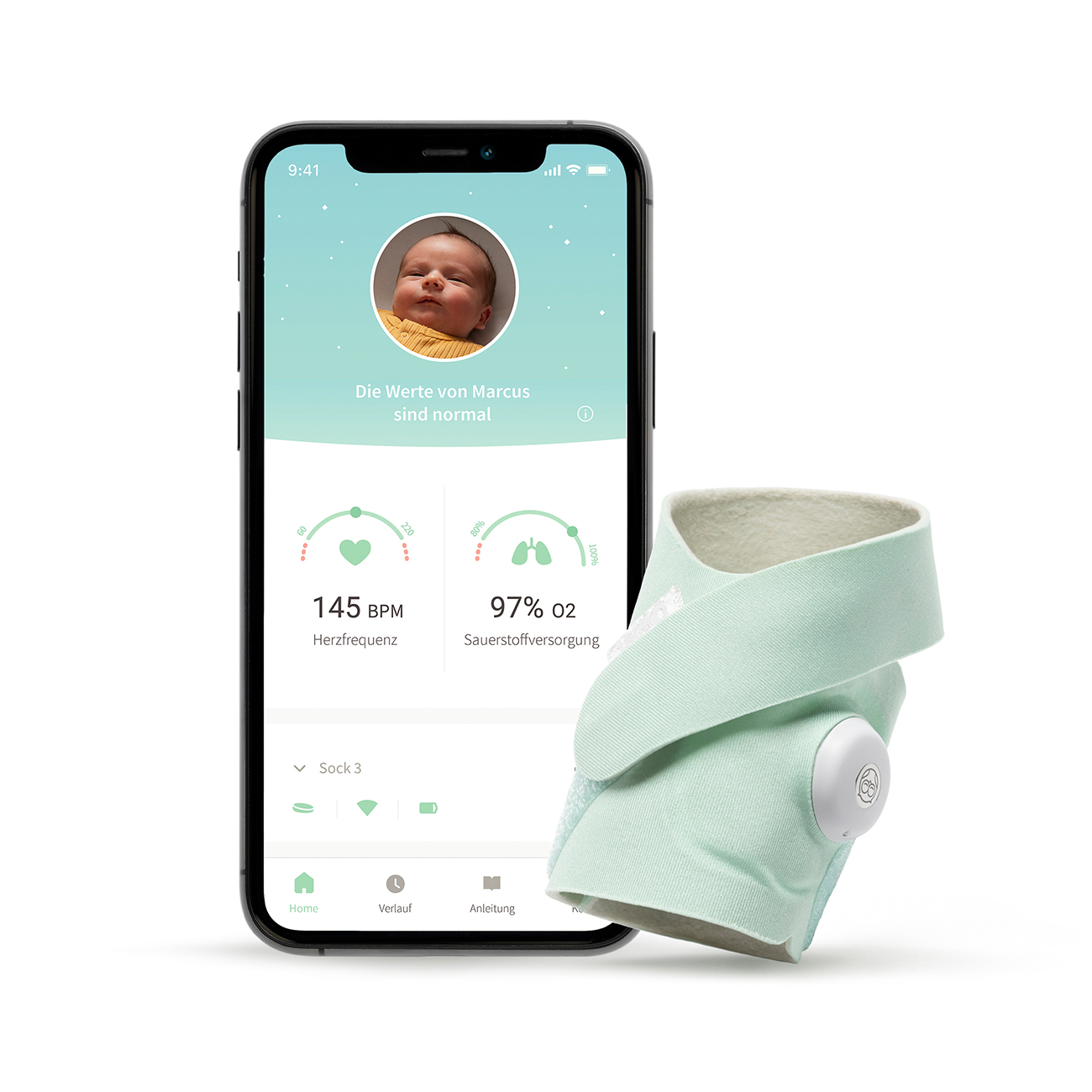 Smart Baby Sock OWLET Monitor