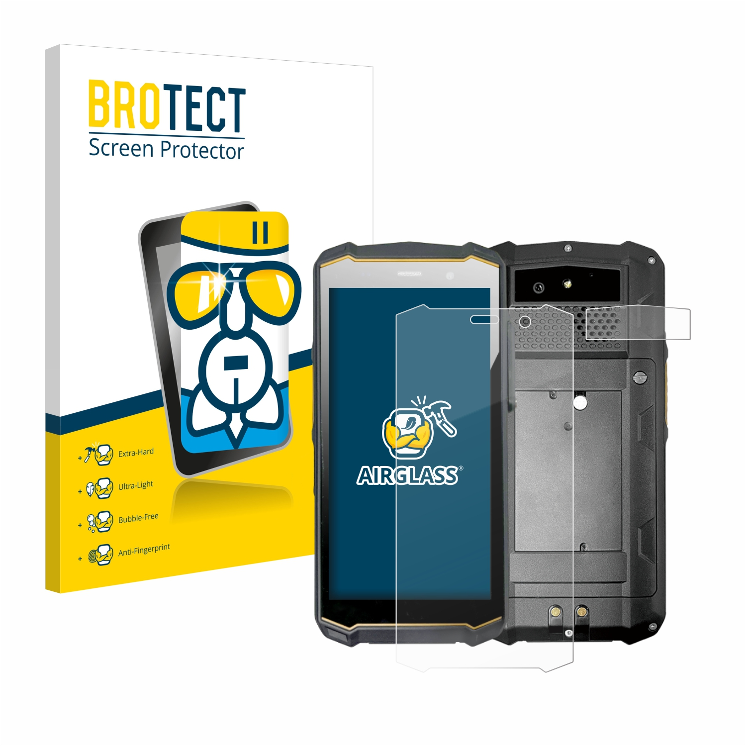 BROTECT Airglass klare Schutzfolie(für RugGear RG540)