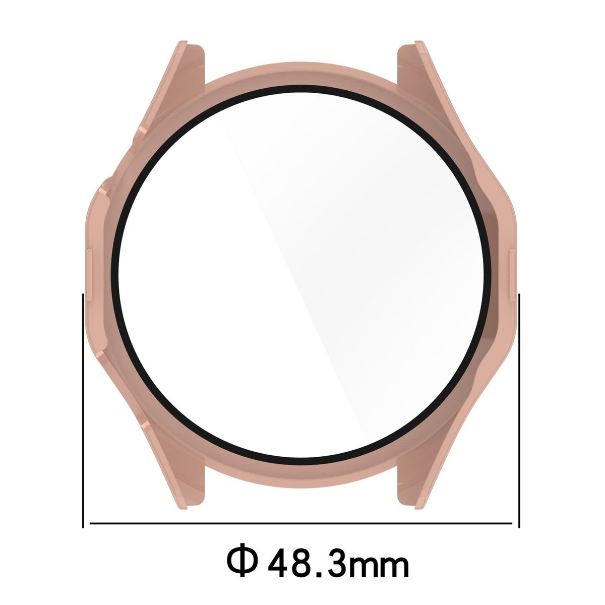 WIGENTO Kunststoff Hülle(für Schutz Watch Watch Design Hülle Xiaomi Pro) 2