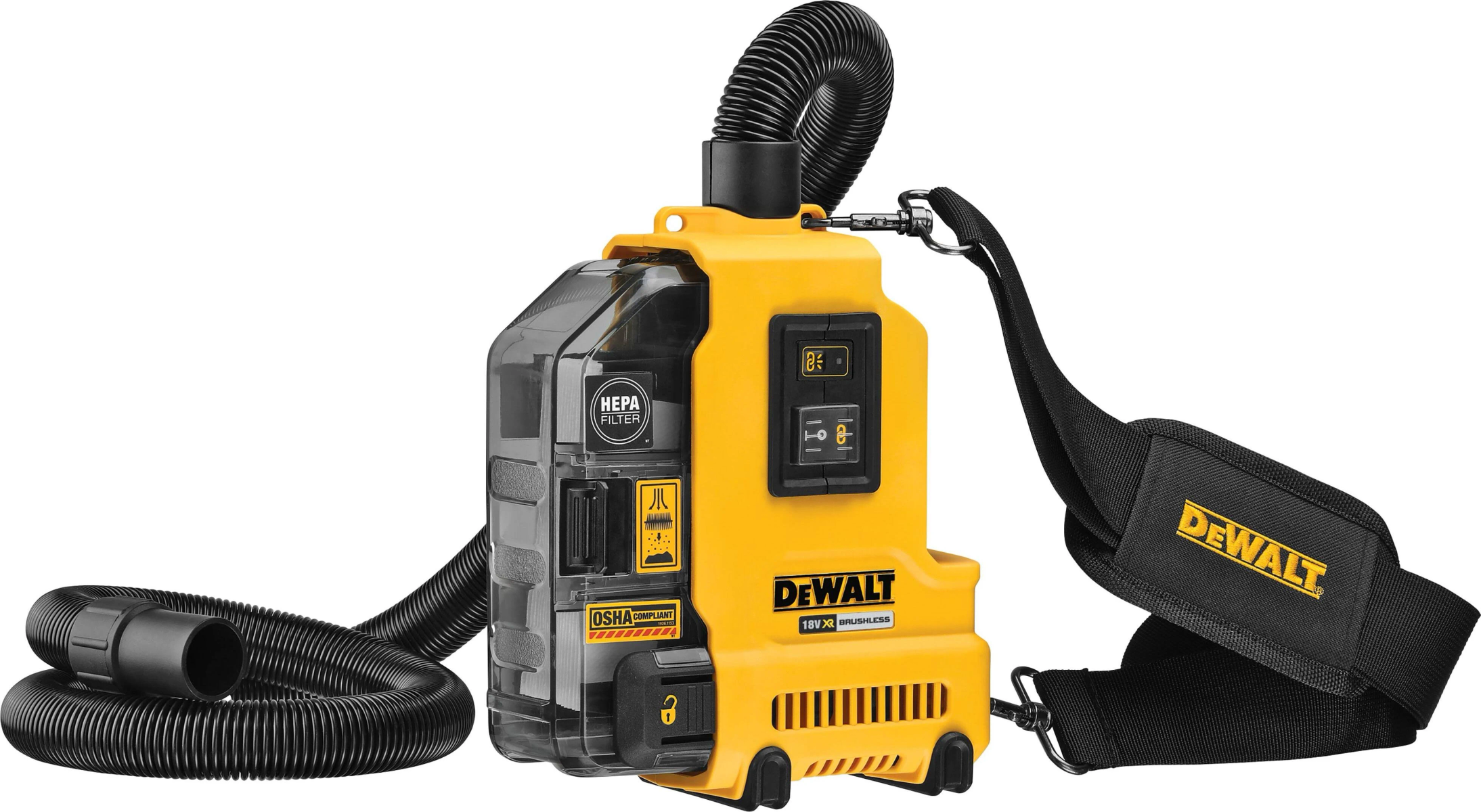 DEWALT DWH161N-XJ 1 Watt Staubsauger, Akkubetrieb