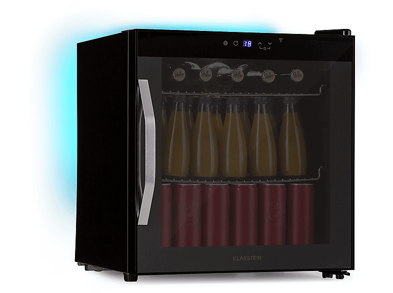 Schwarz) Mini-Kühlschrank KLARSTEIN (F, cm Coachella hoch, 51 50