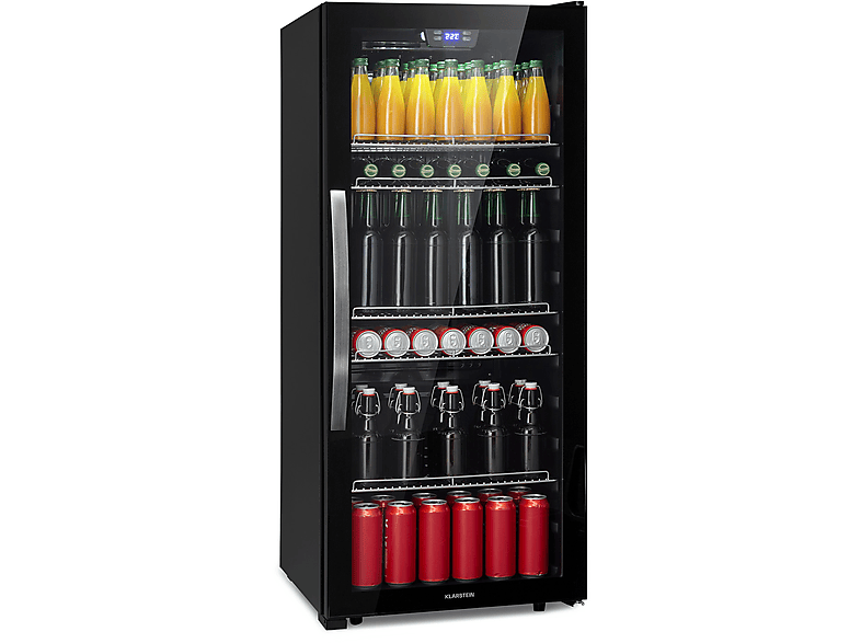 KLARSTEIN Beersafe 7XL Getränkekühlschrank (E, 126,50 cm hoch, Onyx)