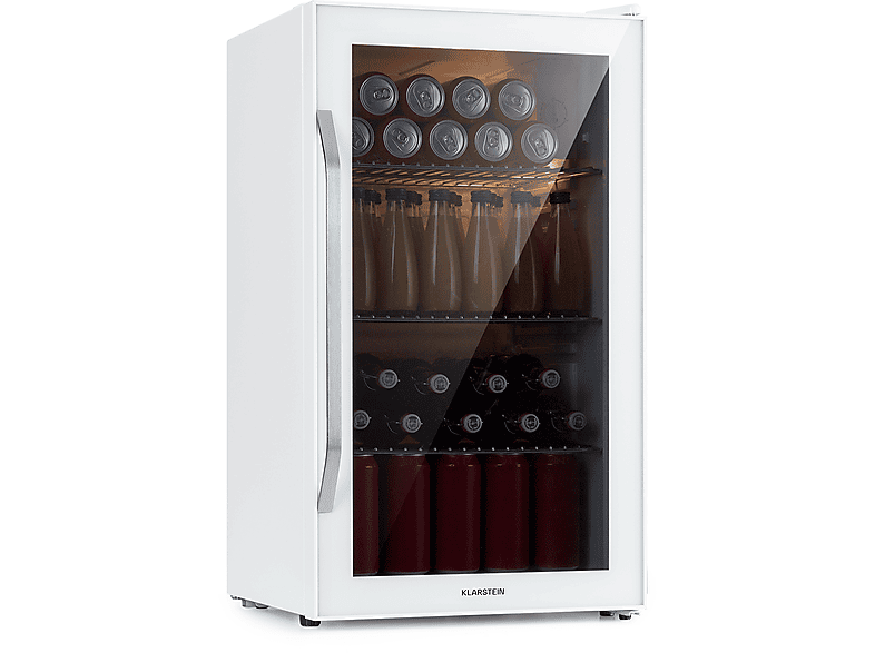 KLARSTEIN Beersafe XXL Mini-Kühlschrank (E, 83 cm hoch, Quartz)