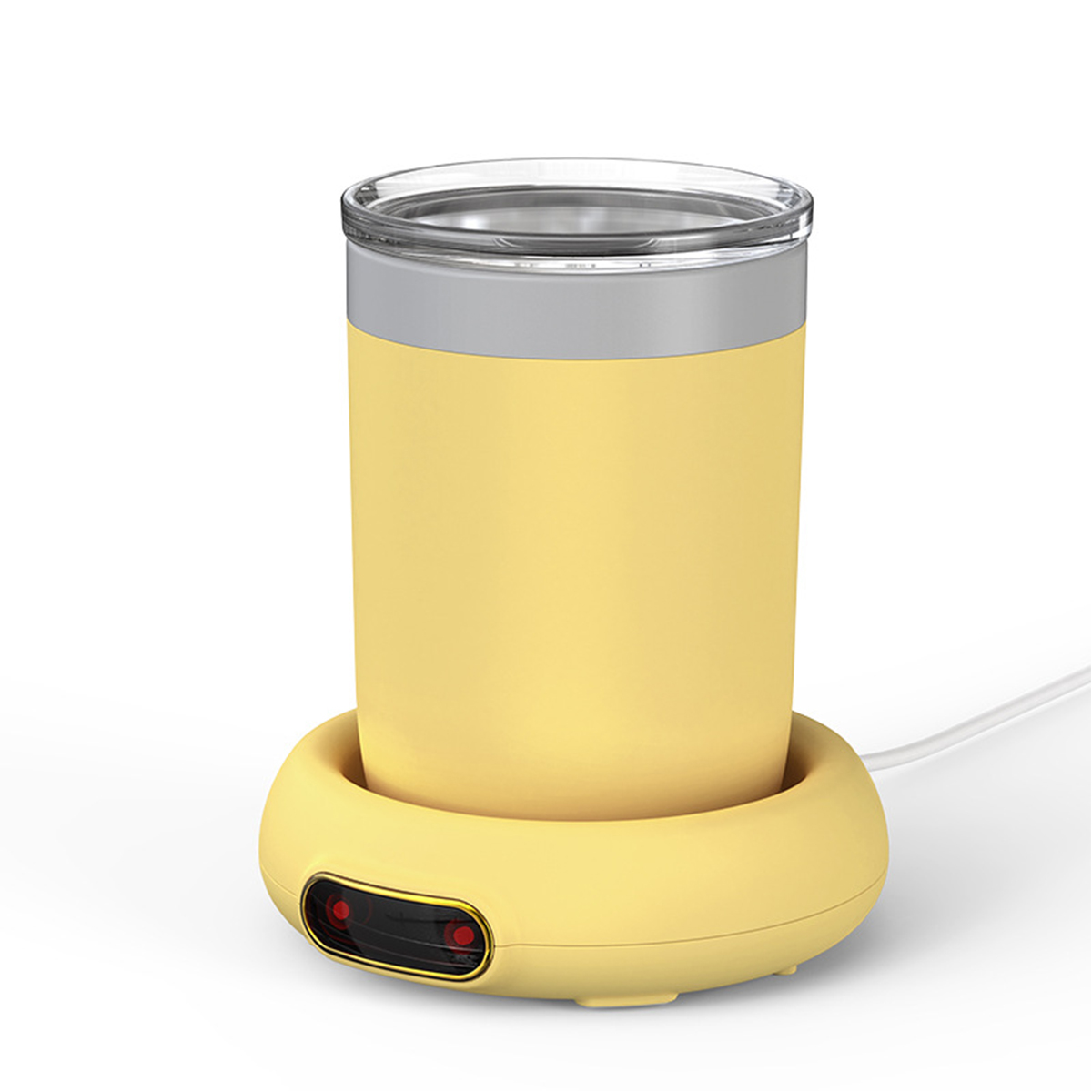 - Smart Leicht Beheizte Coaster und Basis, Heizuntersetzer Energiesparend Untersetzer BRIGHTAKE THERMOSTABILE USB Kaffeewärmer
