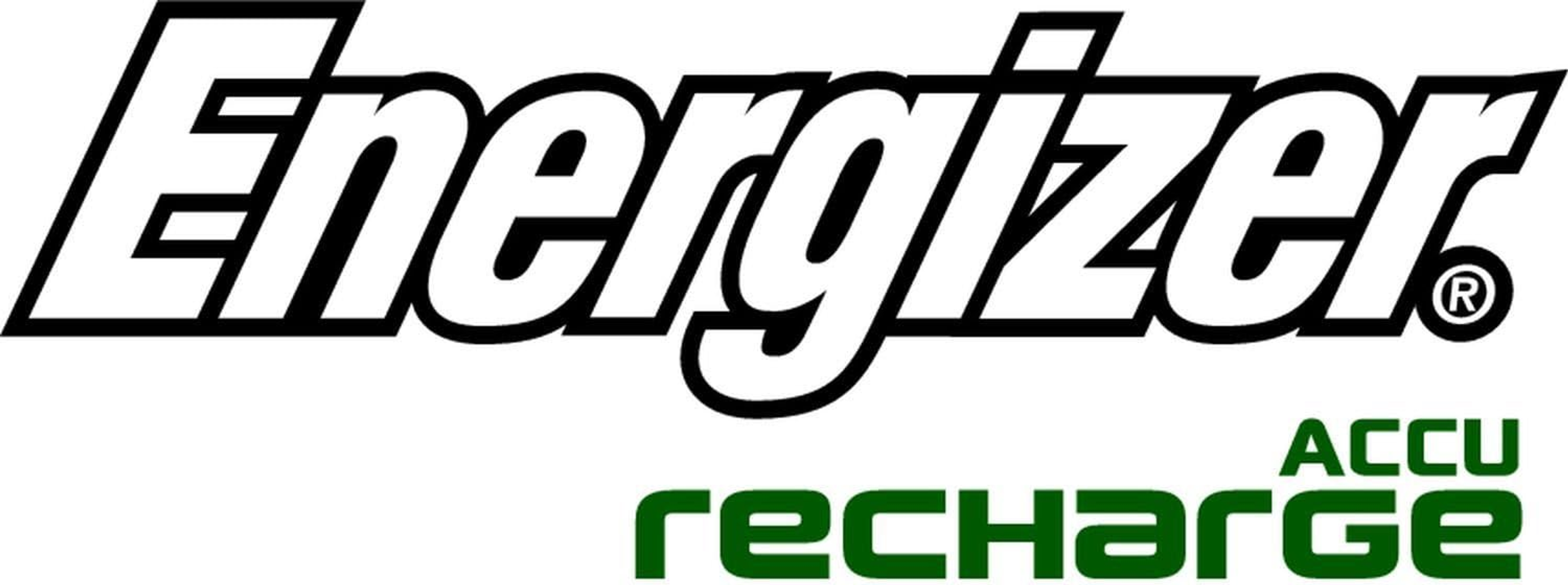 Energizer-Logo mit ACCU RECHARGE-Text darunter in Grün.