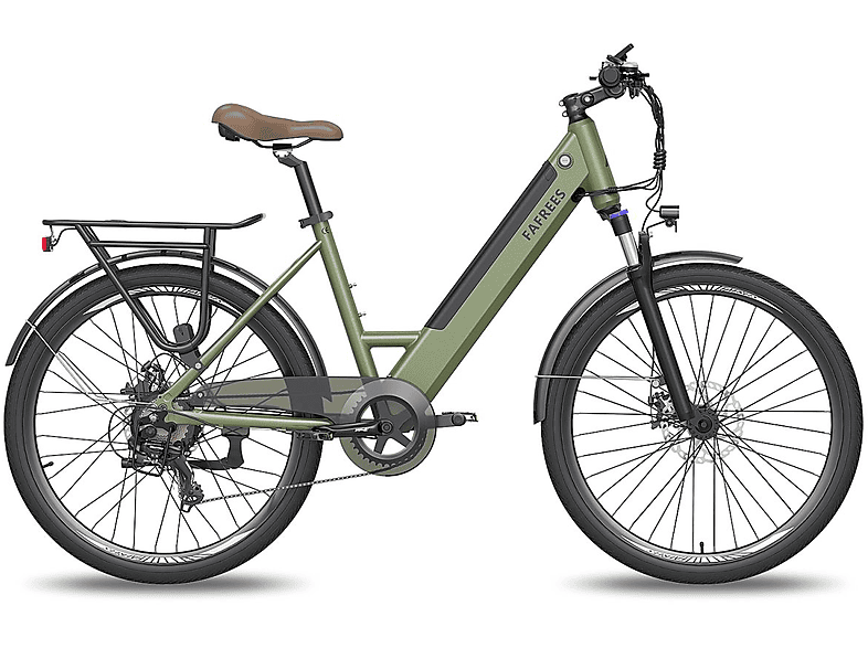 FAFREES F26 Pro Citybike (Laufradgröße: Grün) Zoll, Erwachsene-Rad, 26