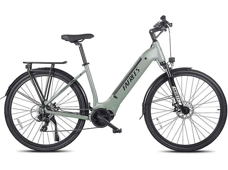 FAFREES FM9 Citybike Zoll, Erwachsene-Rad, (Laufradgröße: Grün) 27,5