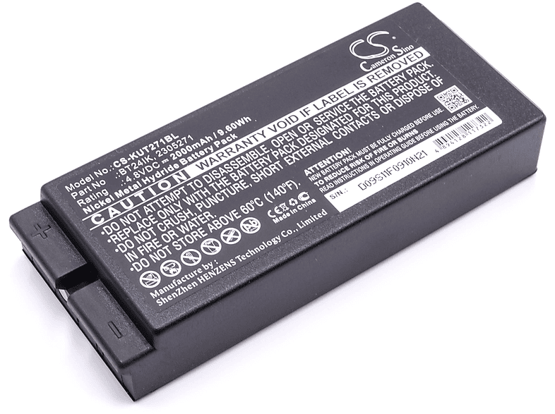 VHBW kompatibel mit Ikusi TM70/3, TM70/8, T70 console box NiMH Akku - Industriefunkfernsteuerung, 2000