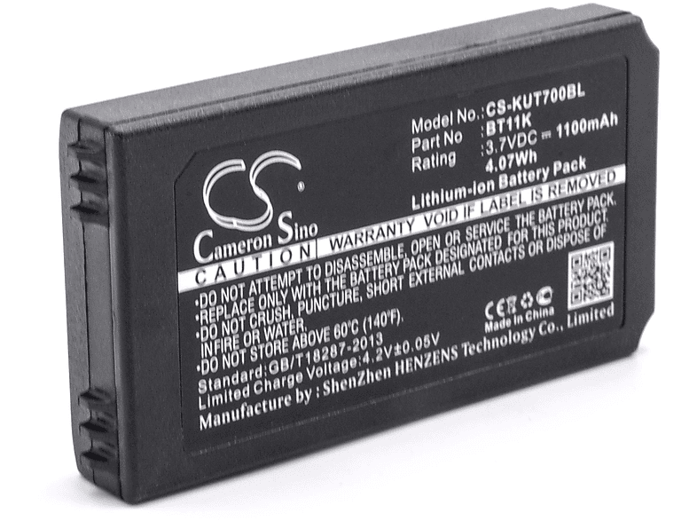 Akku iKontrol, IK2, VHBW - Li-Ion Akku Industriefunkfernsteuerung, kompatibel 1100 Ikusi IK2, T70/2 mit T70/2 Pupitre