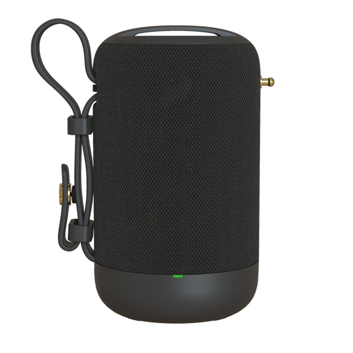 BYTELIKE Drahtloser Bluetooth-Lautsprecher, Subwoofer, Spritzschutz und Bluetooth Wasserdicht Anrufe, schwarz für Freisprechen Lautsprecher