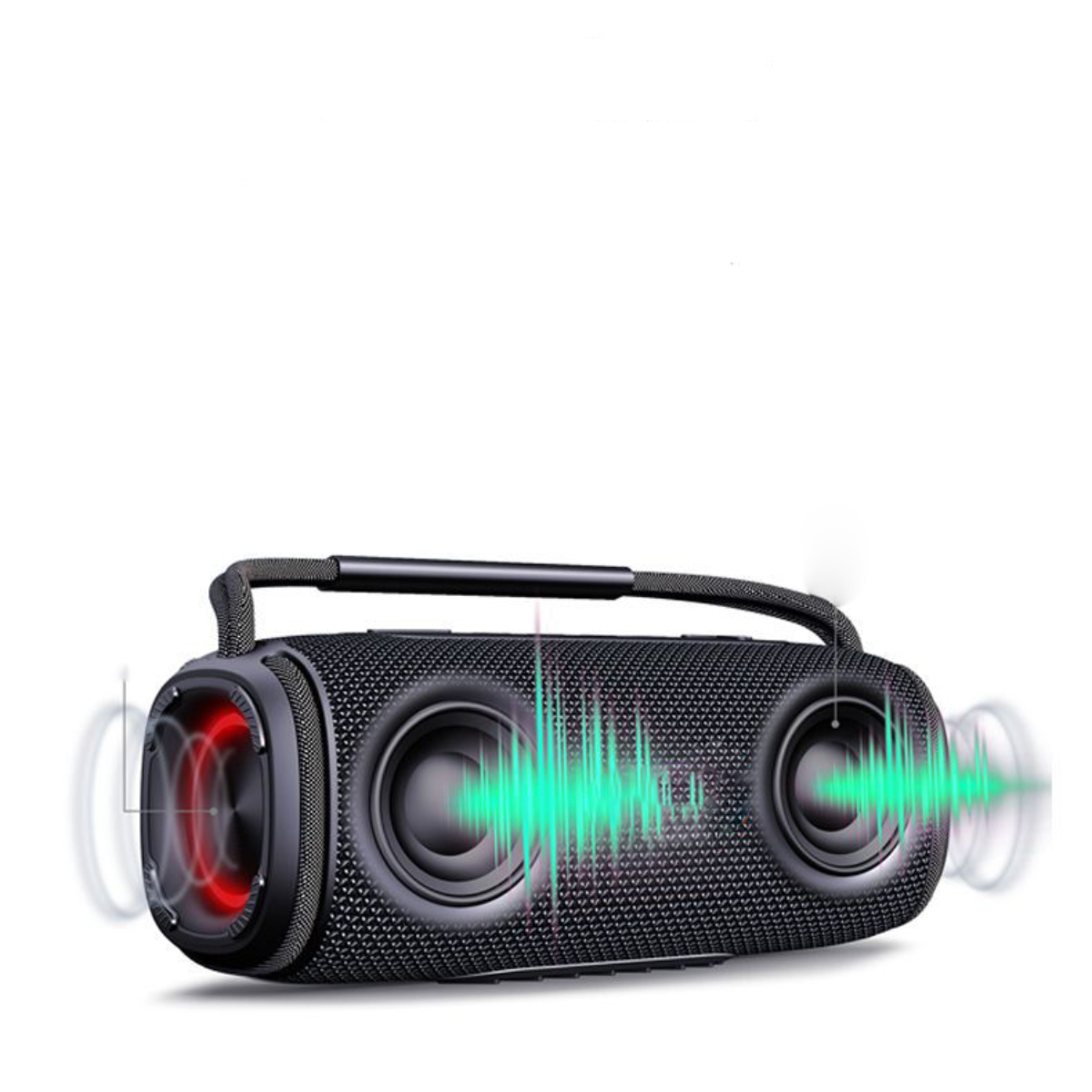 BYTELIKE Bluetooth-Lautsprecher, Subwoofer mit Leistung Lautsprecher, und Wasserdicht und Größe, blau Tragbar Bluetooth