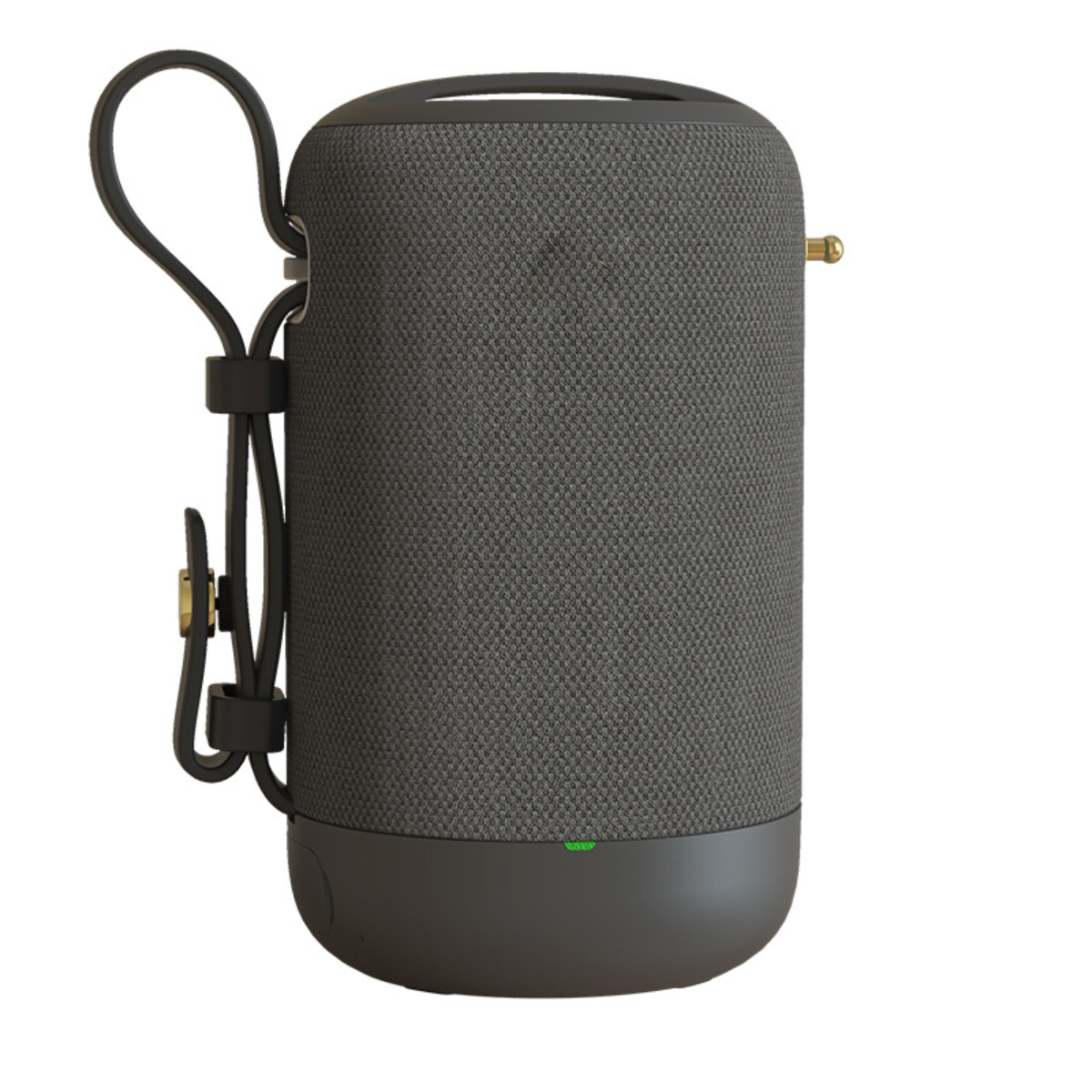 BYTELIKE Drahtloser Bluetooth-Lautsprecher, Subwoofer, Freisprechen Anrufe, für Bluetooth-Lautsprecher, Spritzschutz und Wasserdicht grau