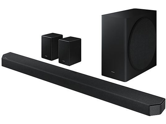 SAMSUNG HW-Q950A/EN Soundbar mit Subwoofer (Aktiv, Schwarz)